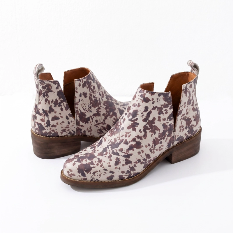 BOTIN MUJER  CUERO MUJER  CHIRIGUE PRINT - 2