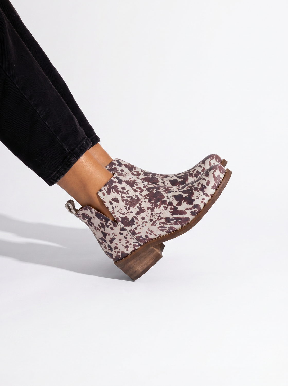 BOTIN MUJER  CUERO MUJER  CHIRIGUE PRINT - 4