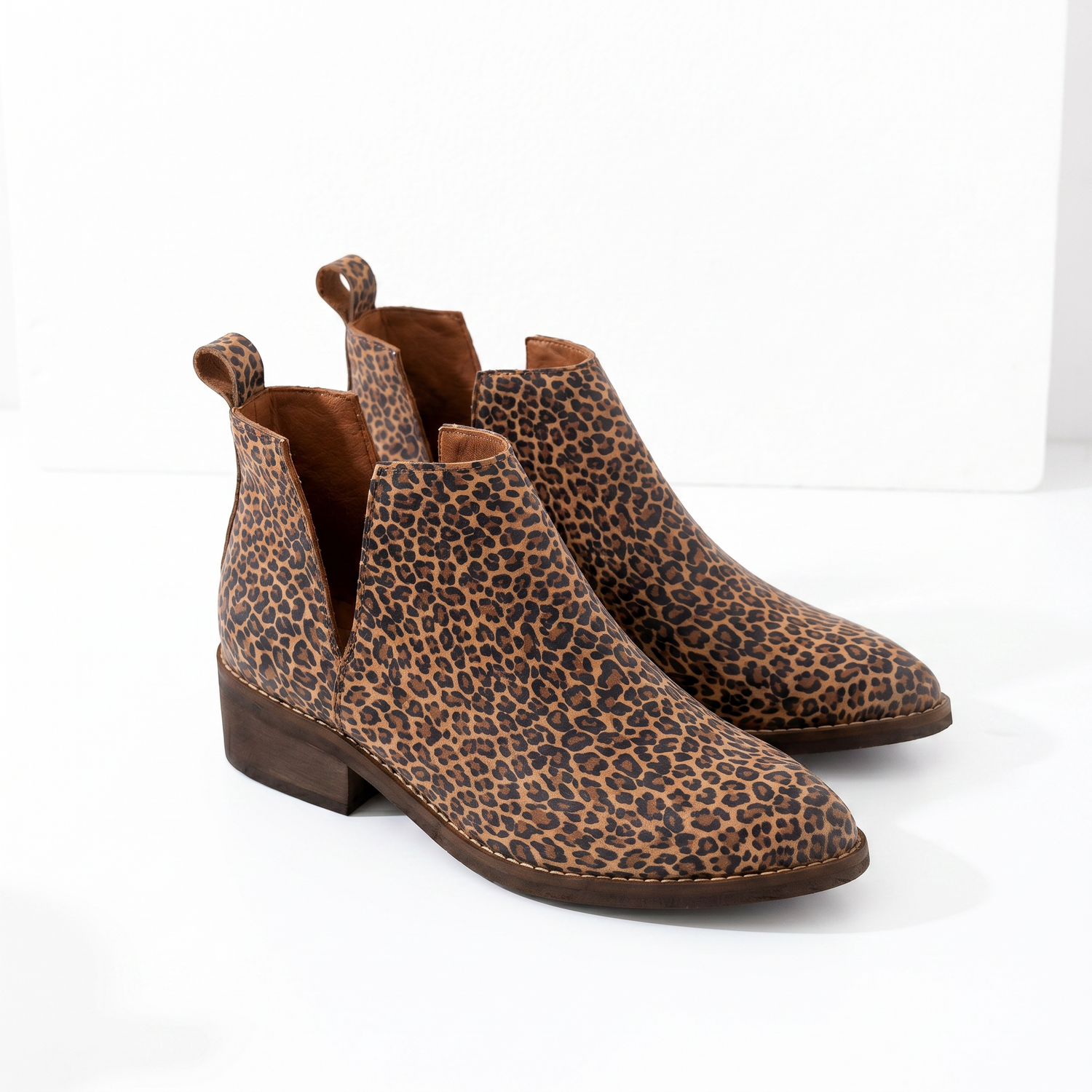 BOTIN MUJER  CUERO MUJER  CHIRIGUE LEOPARDO - 2