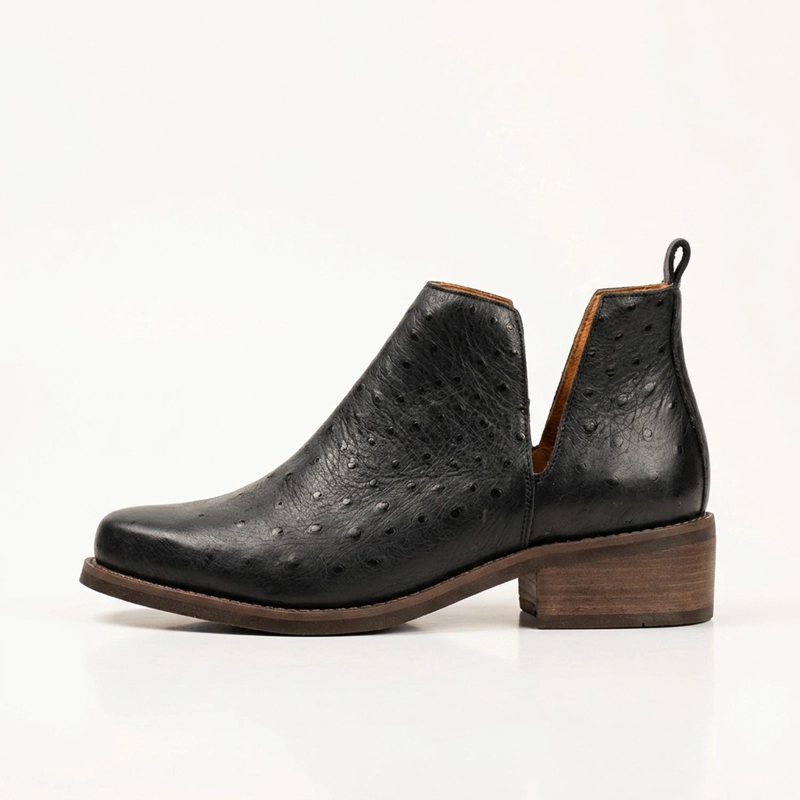 BOTIN MUJER  CUERO MUJER  CHIRIGUE NEGRO - 3