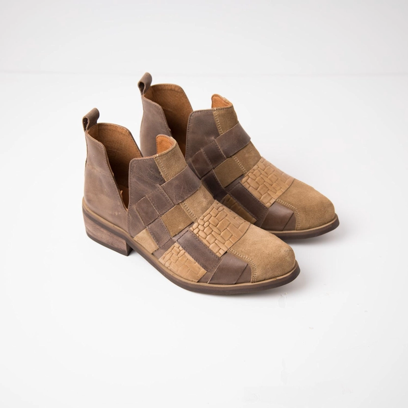 BOTIN MUJER  CUERO MUJER  BAIA TAUPE - 2
