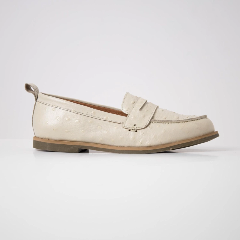 MOCASIN CUERO MUJER  COLIGUE BEIGE - 1