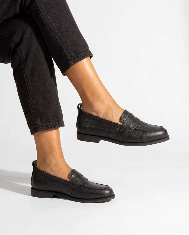 MOCASIN CUERO MUJER  COLIGUE NEGRO - 4
