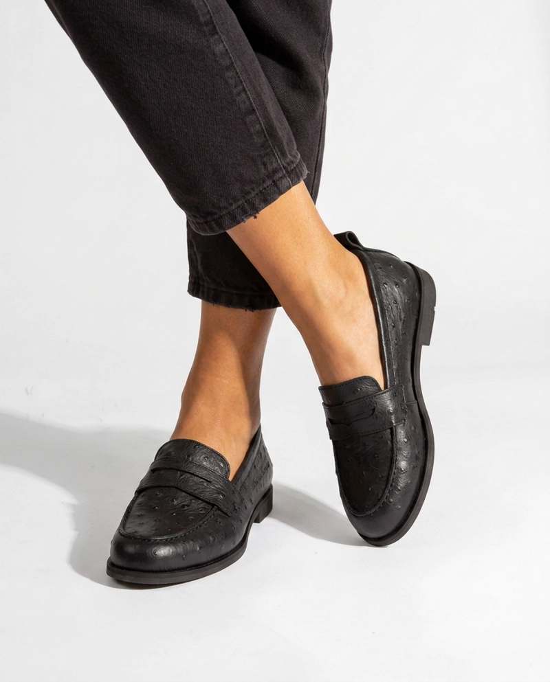 MOCASIN CUERO MUJER  COLIGUE NEGRO - 5