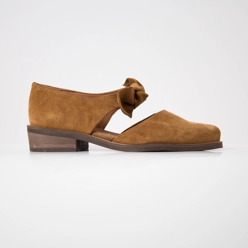 ZAPATO CUERO MUJER  PIXON CAMEL - 1