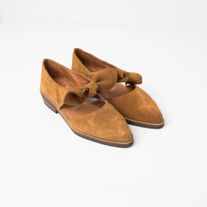 ZAPATO CUERO MUJER  PIXON CAMEL - 2