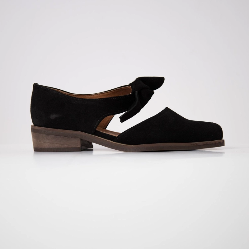ZAPATO CUERO MUJER  PIXON NEGRO - 1