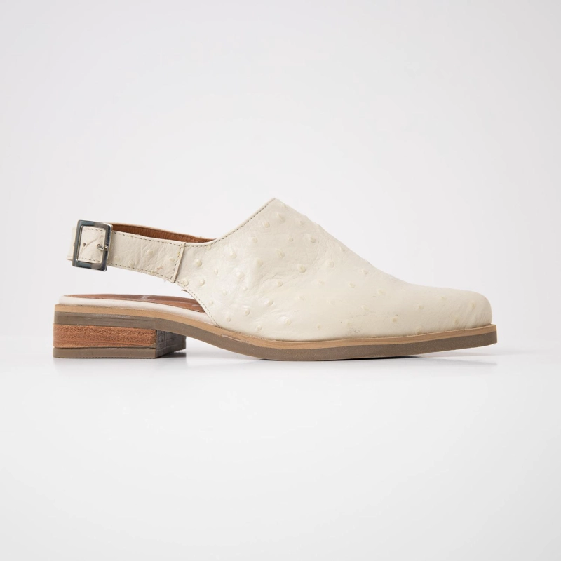 ZAPATO CUERO MUJER  CARDELINA BEIGE - 1