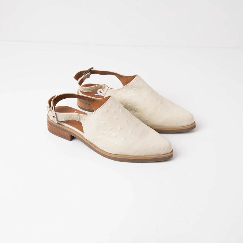 ZAPATO CUERO MUJER  CARDELINA BEIGE - 2