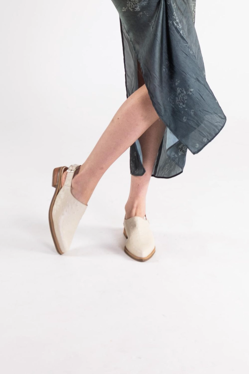 ZAPATO CUERO MUJER  CARDELINA BEIGE - 4