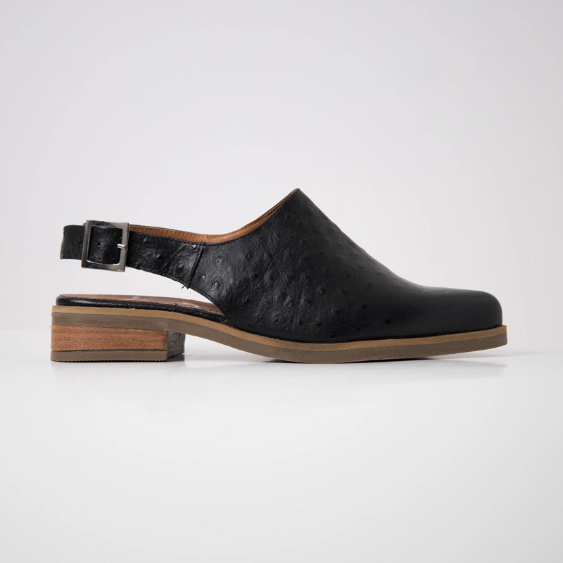 ZAPATO CUERO MUJER  CARDELINA NEGRO - 1