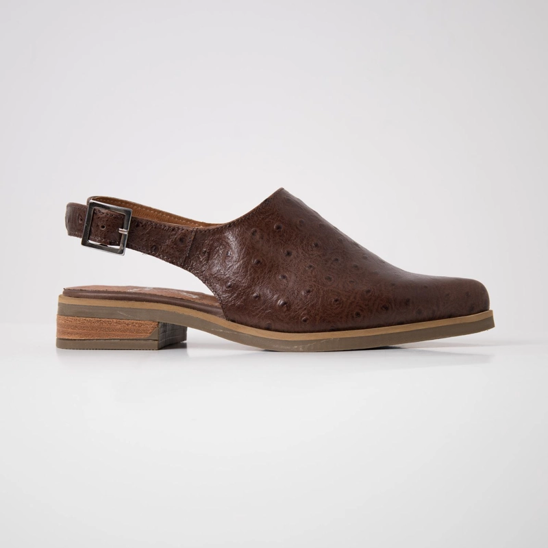ZAPATO CUERO MUJER  CARDELINA CAFE - 1