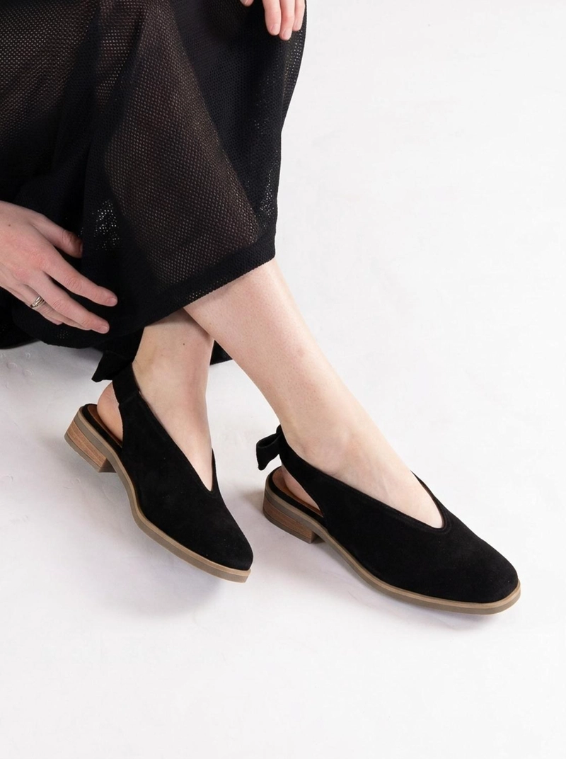 ZAPATO CUERO MUJER  GUINDO NEGRO - 3
