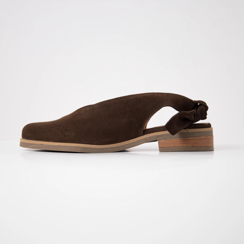 ZAPATO CUERO MUJER  GUINDO CAFE - 2