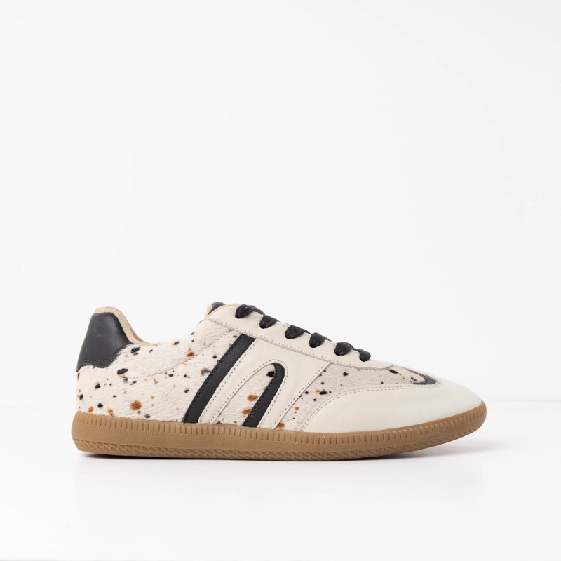 ZAPATILLA CUERO MUJER LUMINA PRINT - 1
