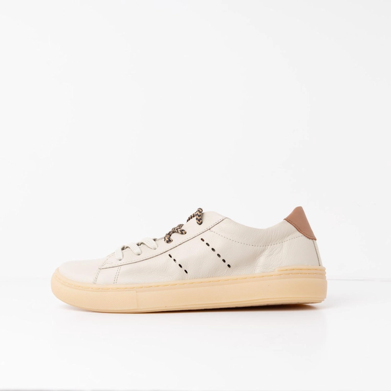 ZAPATILLA CUERO MUJER AMAPOLA BEIGE - 3