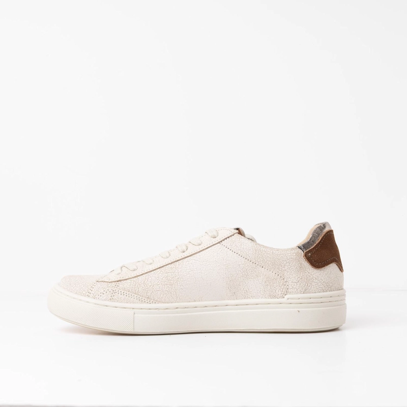 ZAPATILLA CUERO MUJER SERENA BLANCA - 3