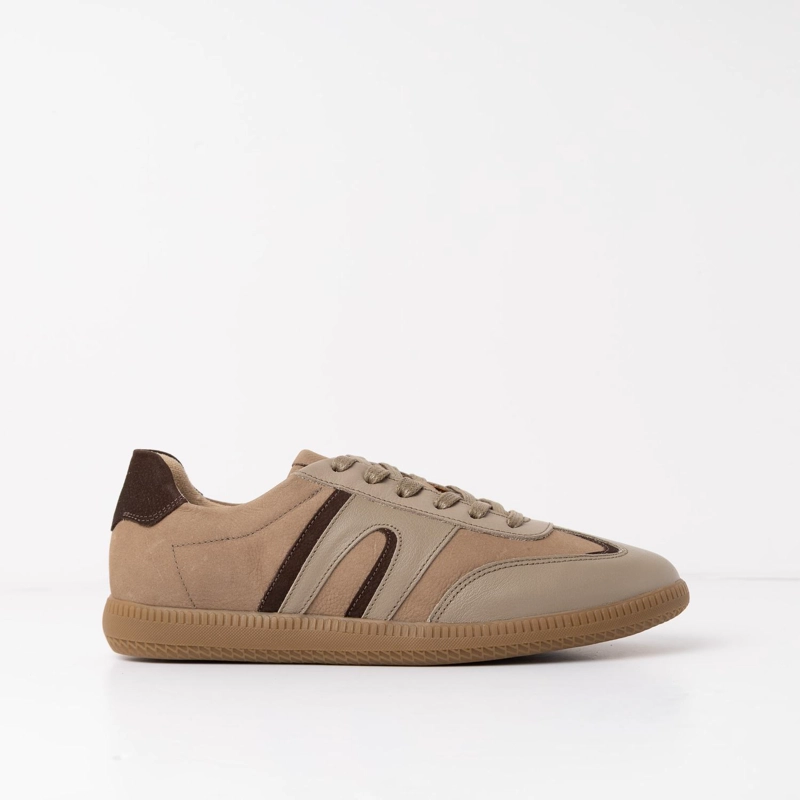 ZAPATILLA CUERO MUJER LUMINA BEIGE - 1