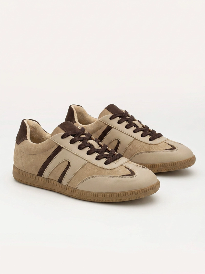 ZAPATILLA CUERO MUJER LUMINA BEIGE - 2
