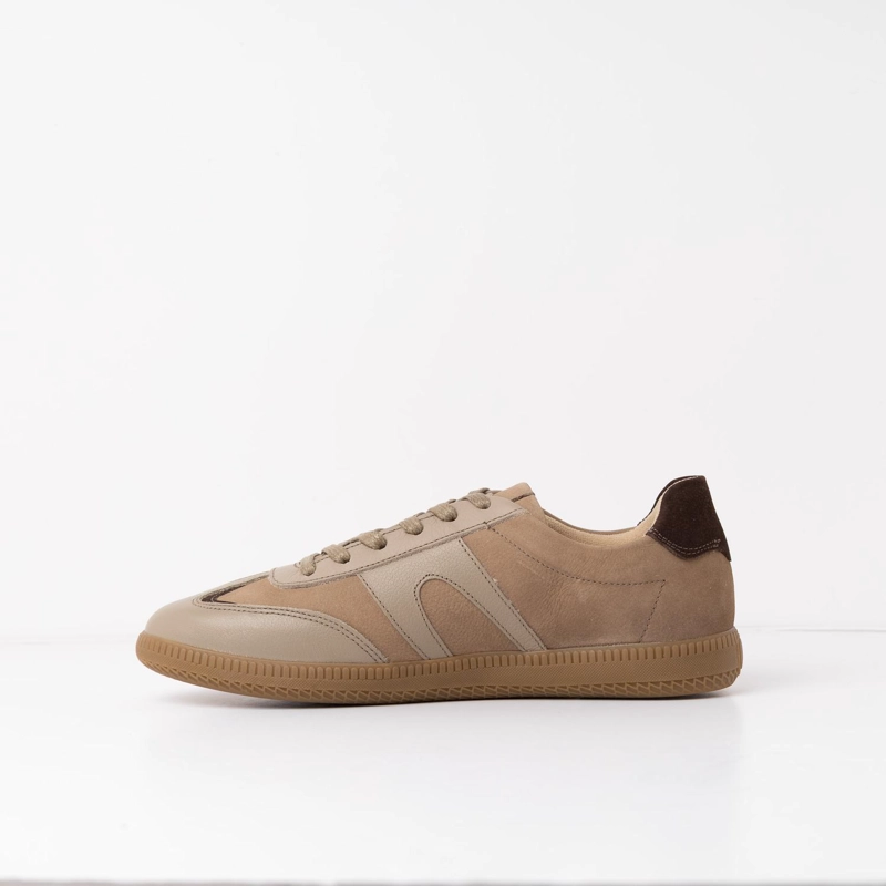 ZAPATILLA CUERO MUJER LUMINA BEIGE - 3