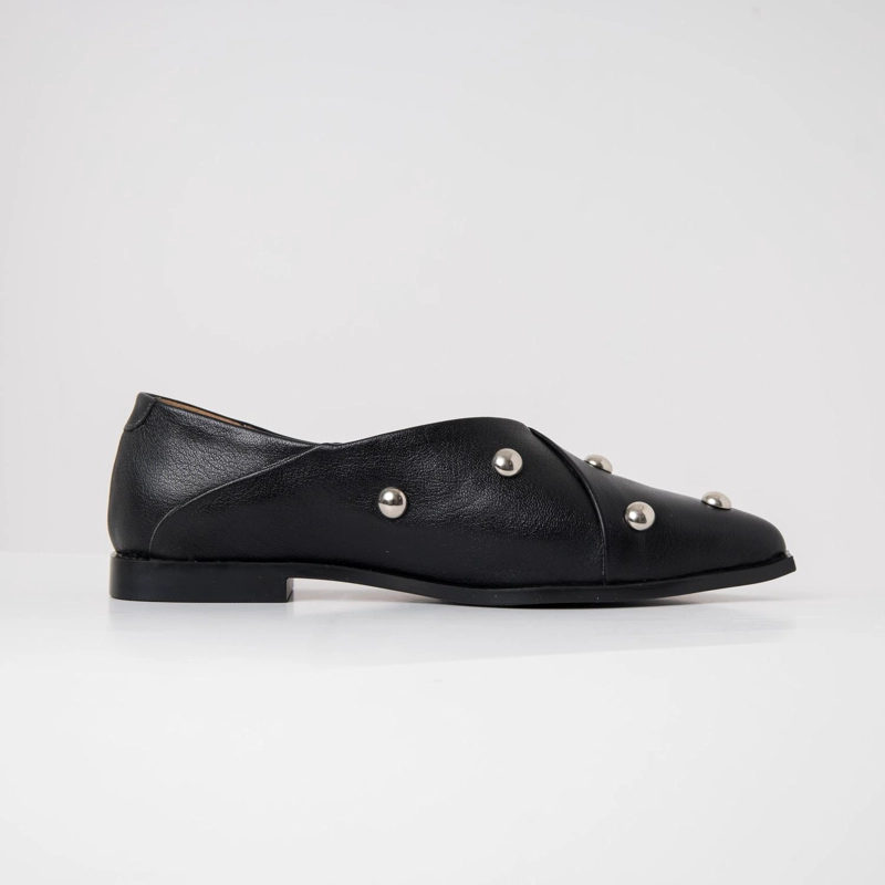 ZAPATO CUERO MUJER  ESTELA NEGRO - 1