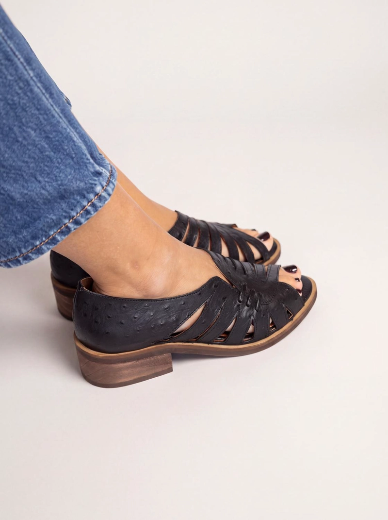SANDALIA MUJER / MIELERO NEGRO - 2