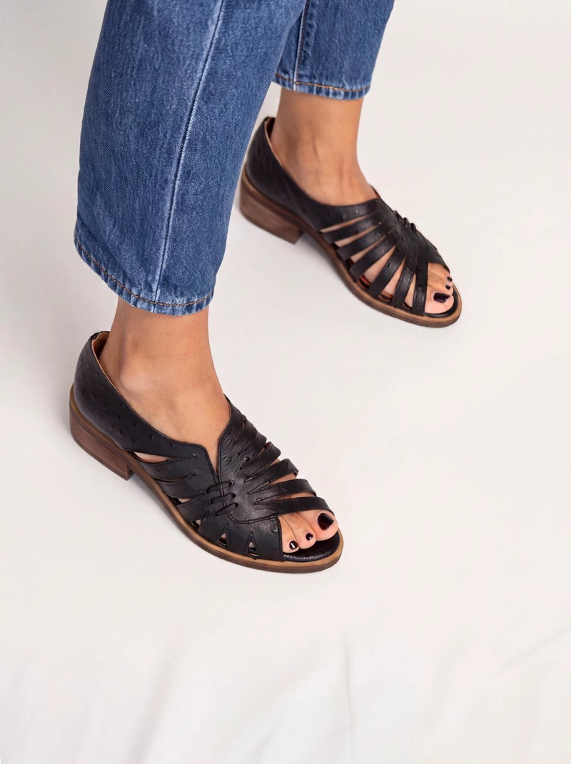 SANDALIA MUJER / MIELERO NEGRO - 5