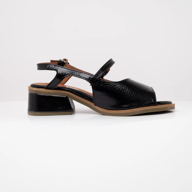 SANDALIA MUJER CUERO  SOLAR NEGRO 38