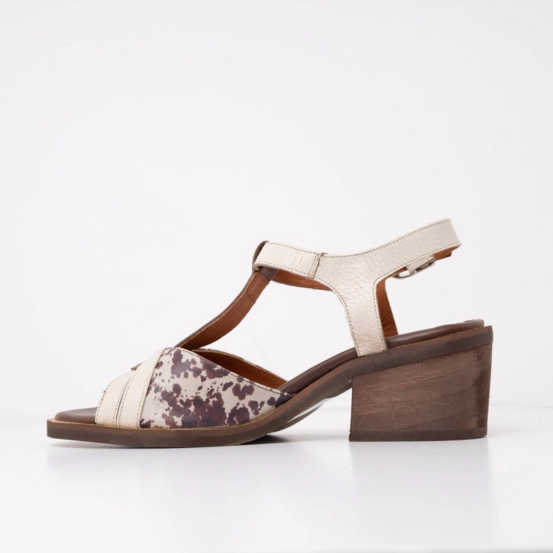 SANDALIA MUJER CUERO  PARINA PRINT - 3