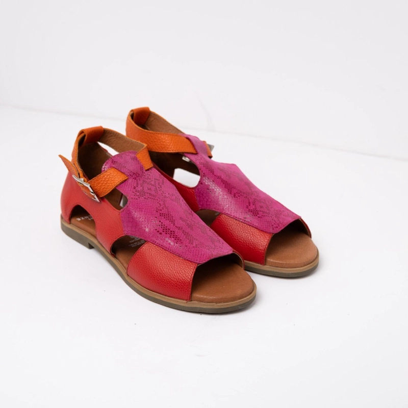 SANDALIA MUJER / OCTAY ROJO FUCSIA - 2