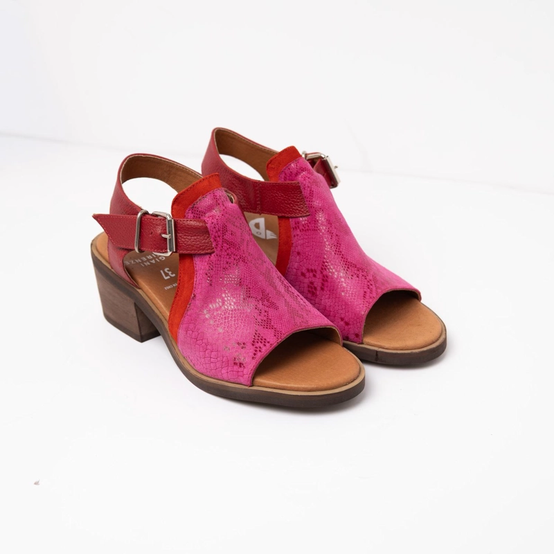 SANDALIA MUJER / GUANAY FUCSIA ROJO - 2