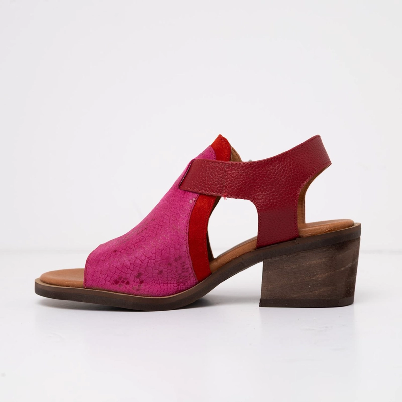 SANDALIA MUJER / GUANAY FUCSIA ROJO - 3