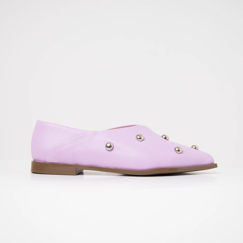 ZAPATO CUERO MUJER  ESTELA LILA - 1