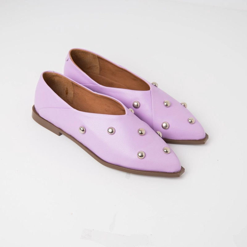 ZAPATO CUERO MUJER  ESTELA LILA - 2