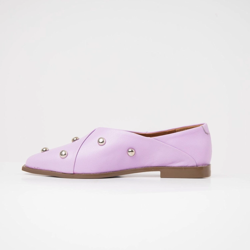 ZAPATO CUERO MUJER  ESTELA LILA - 3