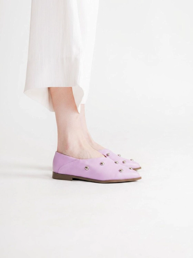 ZAPATO CUERO MUJER  ESTELA LILA - 5