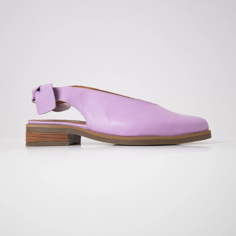 ZAPATO CUERO MUJER  GUINDO LILA - 1