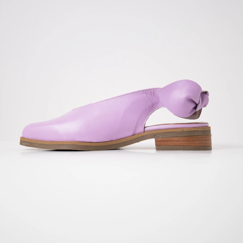 ZAPATO CUERO MUJER  GUINDO LILA - 3