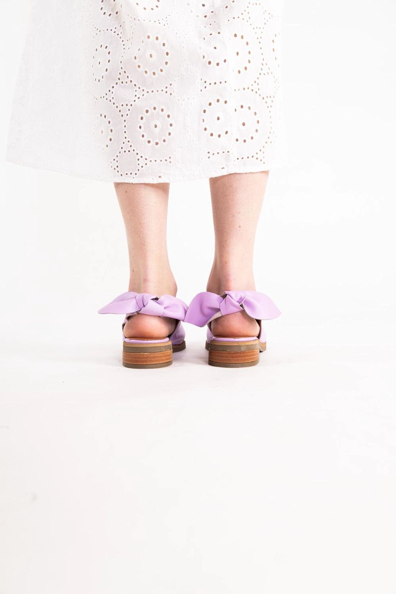 ZAPATO CUERO MUJER  GUINDO LILA - 6