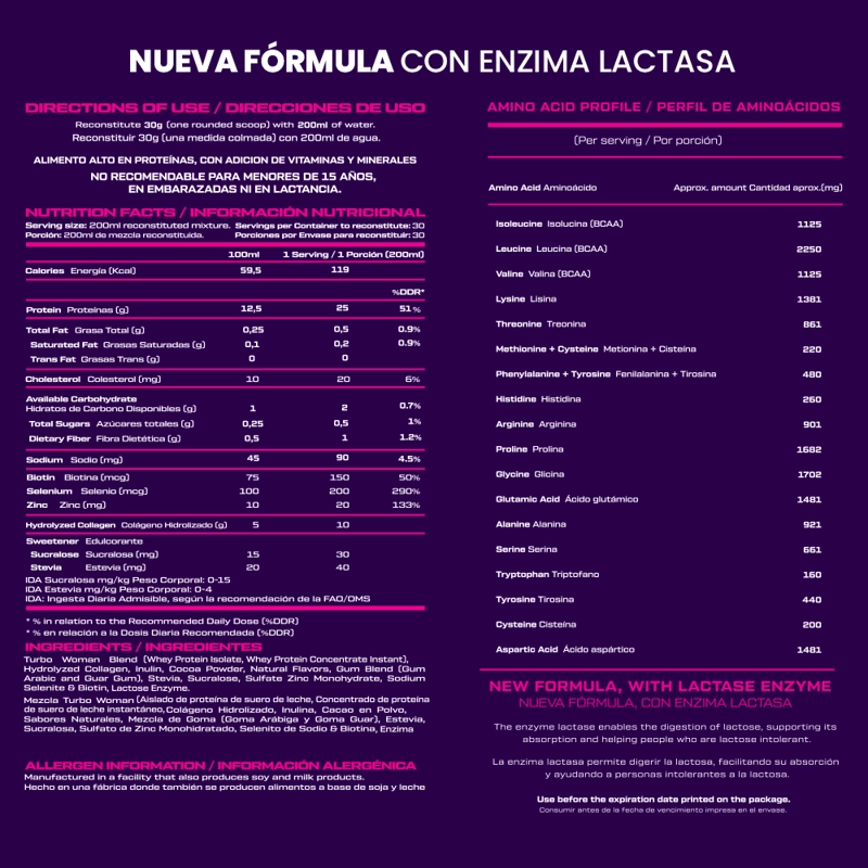 100% ISO WHEY WOMAN 2 LBS + COLÁGENO Y BIOTINA FAST NUTRITION - VANILLA ICE CREAM - 2