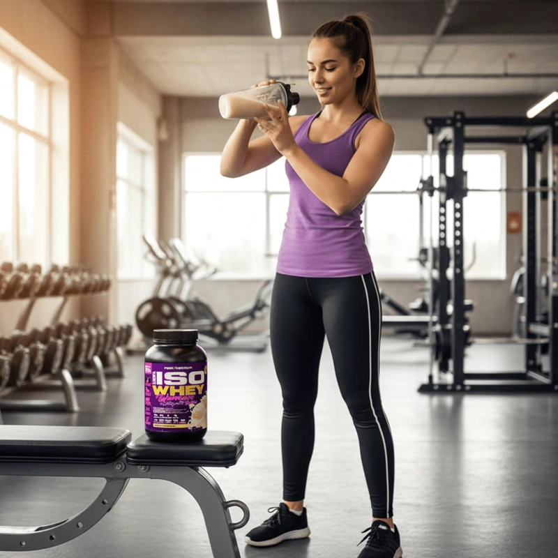 ISO WHEY WOMAN 2 LBS CON COLAGENO Y BIOTINA SABOR PIÑA COLADA FAST NUTRITION - 4