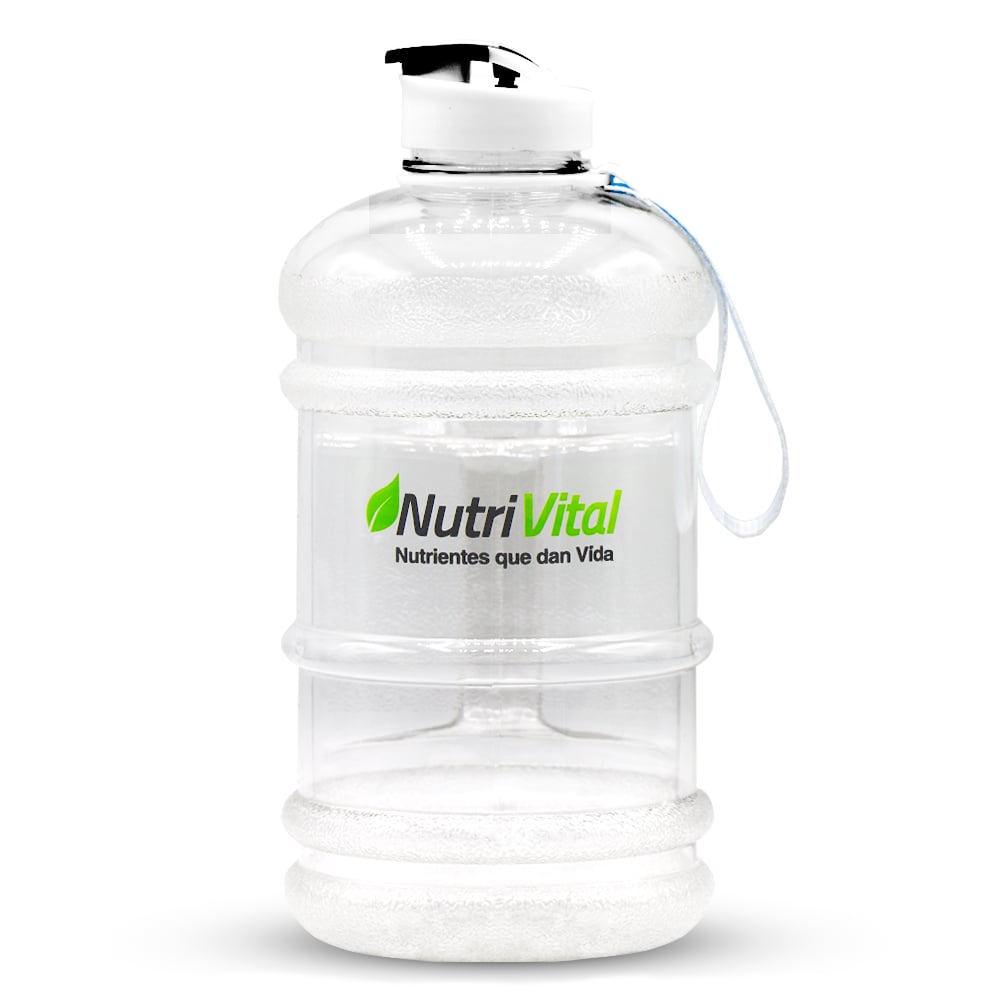 BOTELLÓN 2,2 LTS NUTRIVITAL TRANSPARENTE - 1