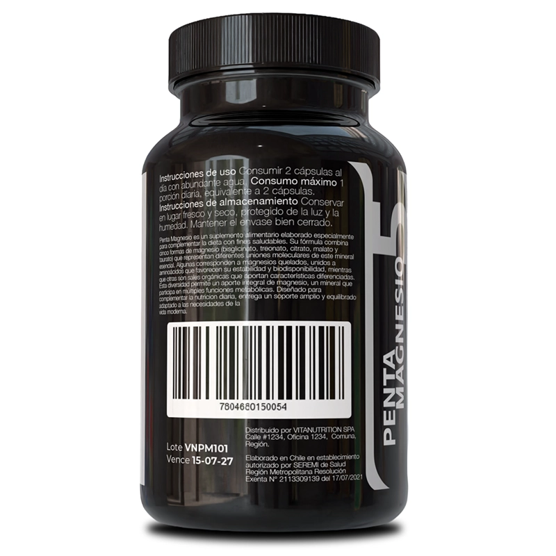 PENTA MAGNESIO 5 60 CAPSULAS VITANUTRITION - 3