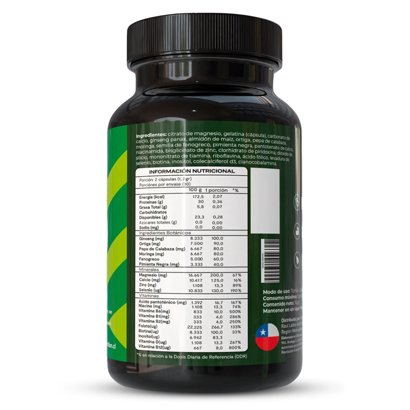 TESTOBOOSTER GINSENG 60 CAPSULAS VITANUTRITION - 2