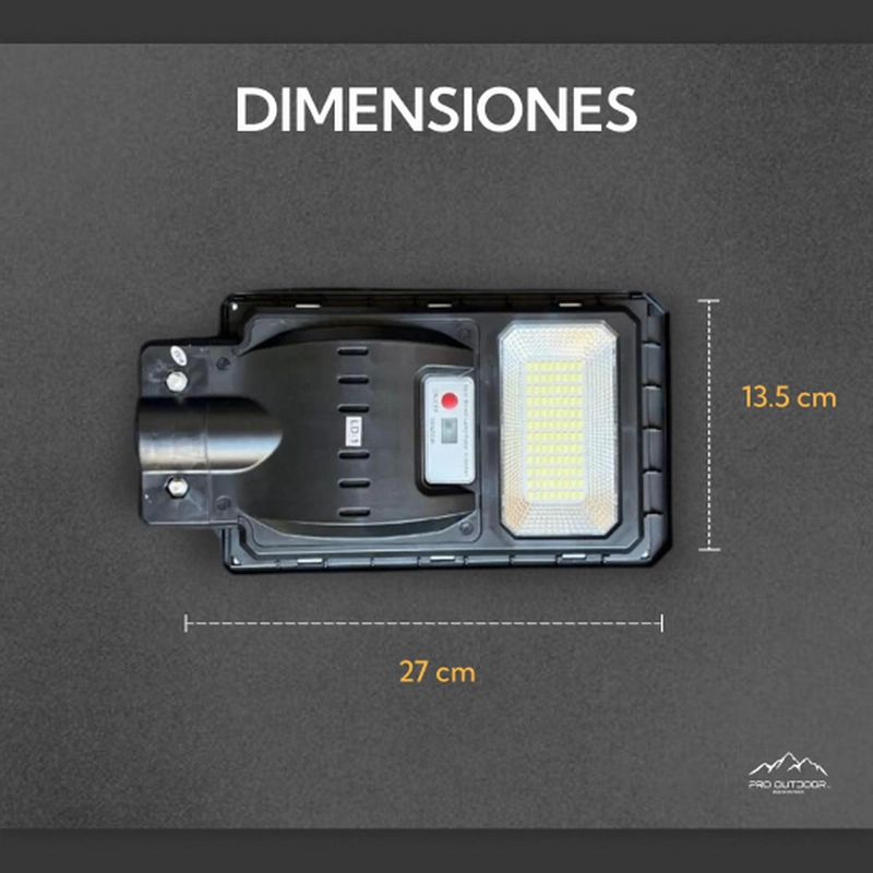 LUMINARIA LED 100 W SOLAR CONTRA AGUA - 4