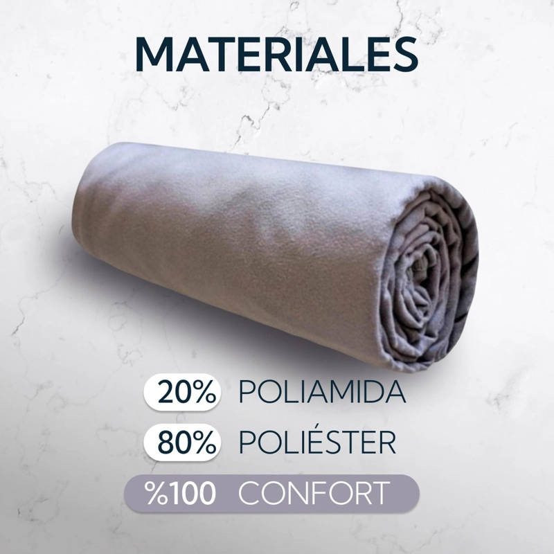 TOALLON PRO OUTDOOR MICROFIBRA SUEDE GRIS - 4
