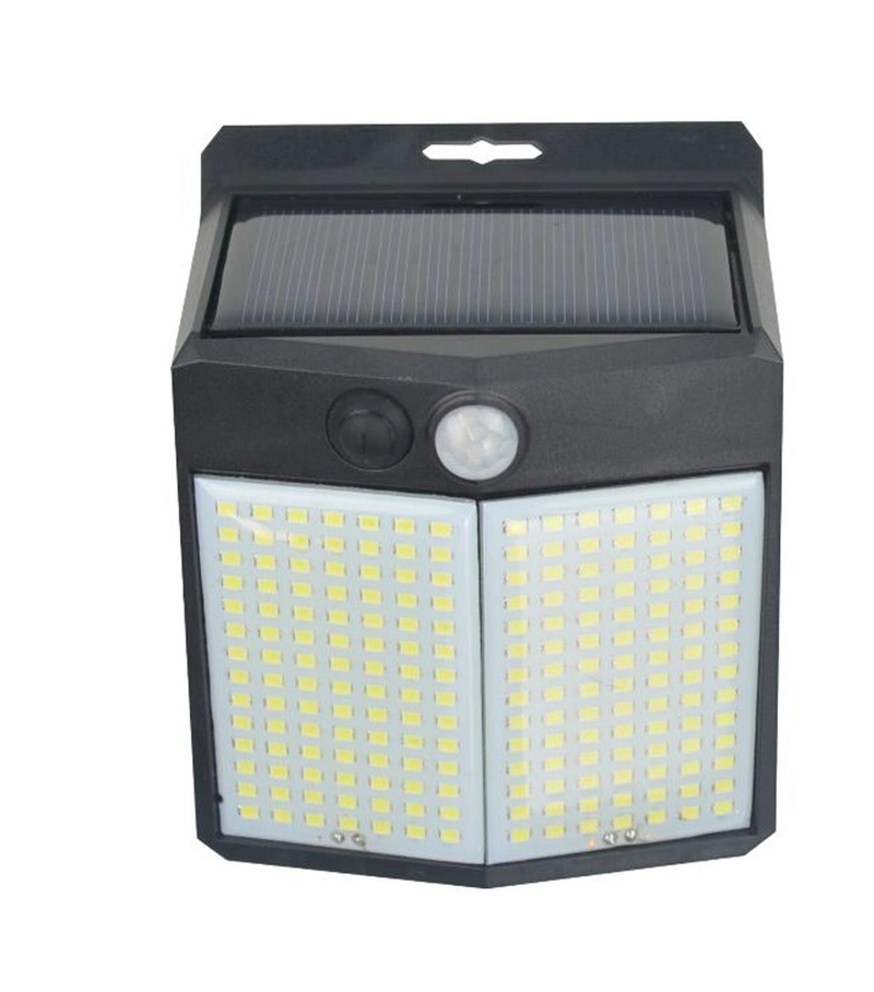 APLIQUE PRO OUTDOOR 196 LED SOLAR CONTRA AGUA - 1