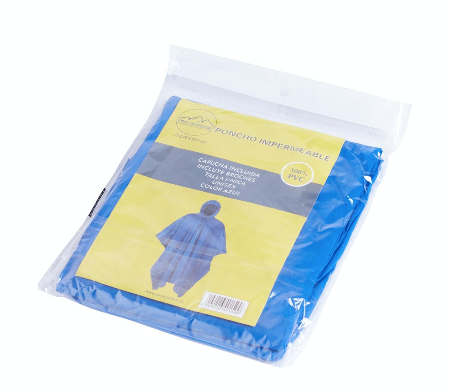 PONCHO PARA LLUVIA PRO OUTDOOR IMPERMEABLE - 6