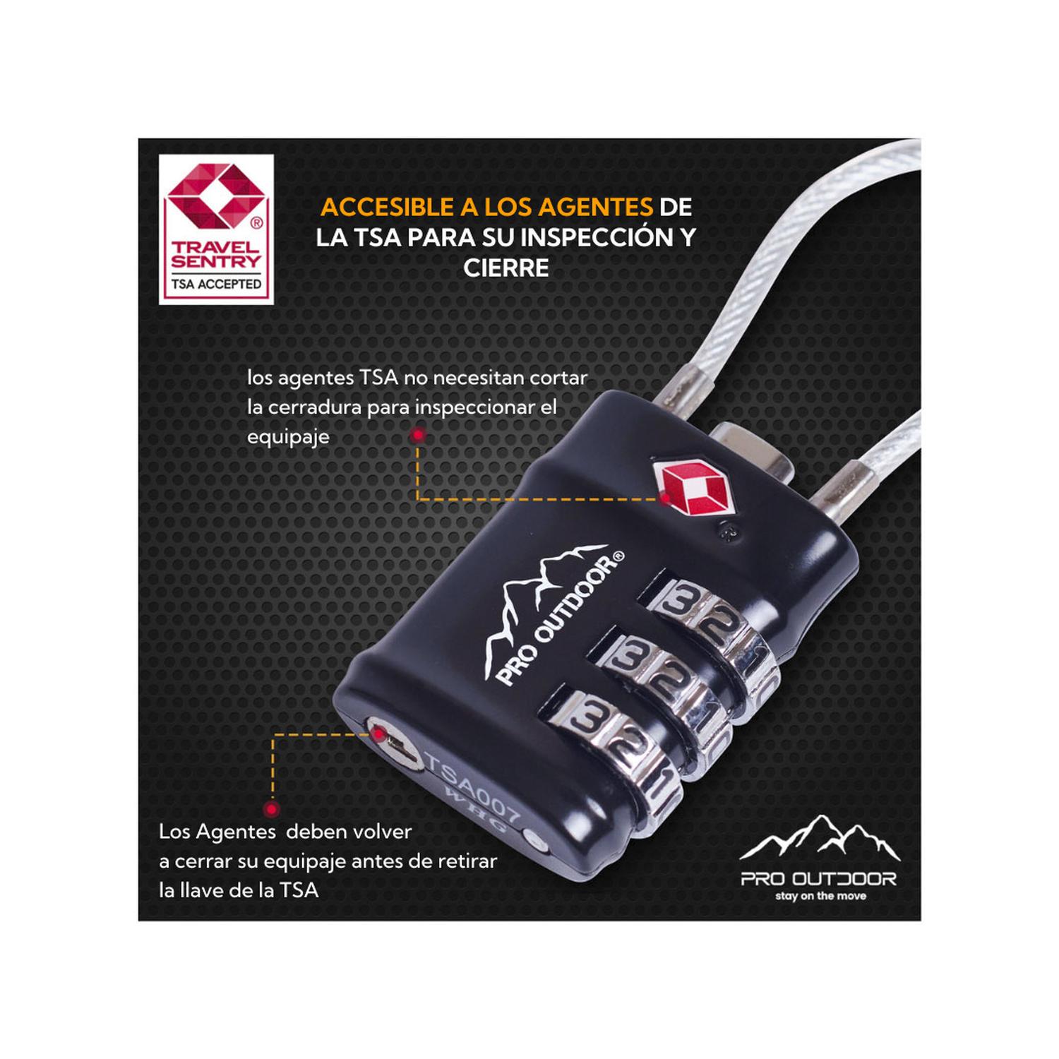 CANDADO PARA MALETAS VIAJE - 7