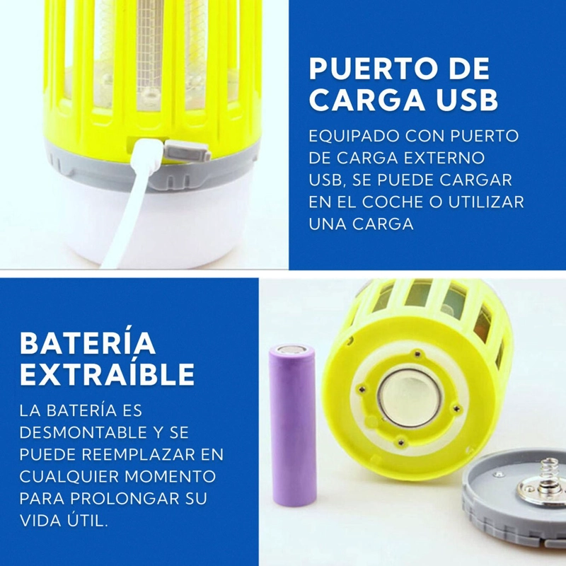 LAMPARA LED ANTIMOSQUITOS - 4